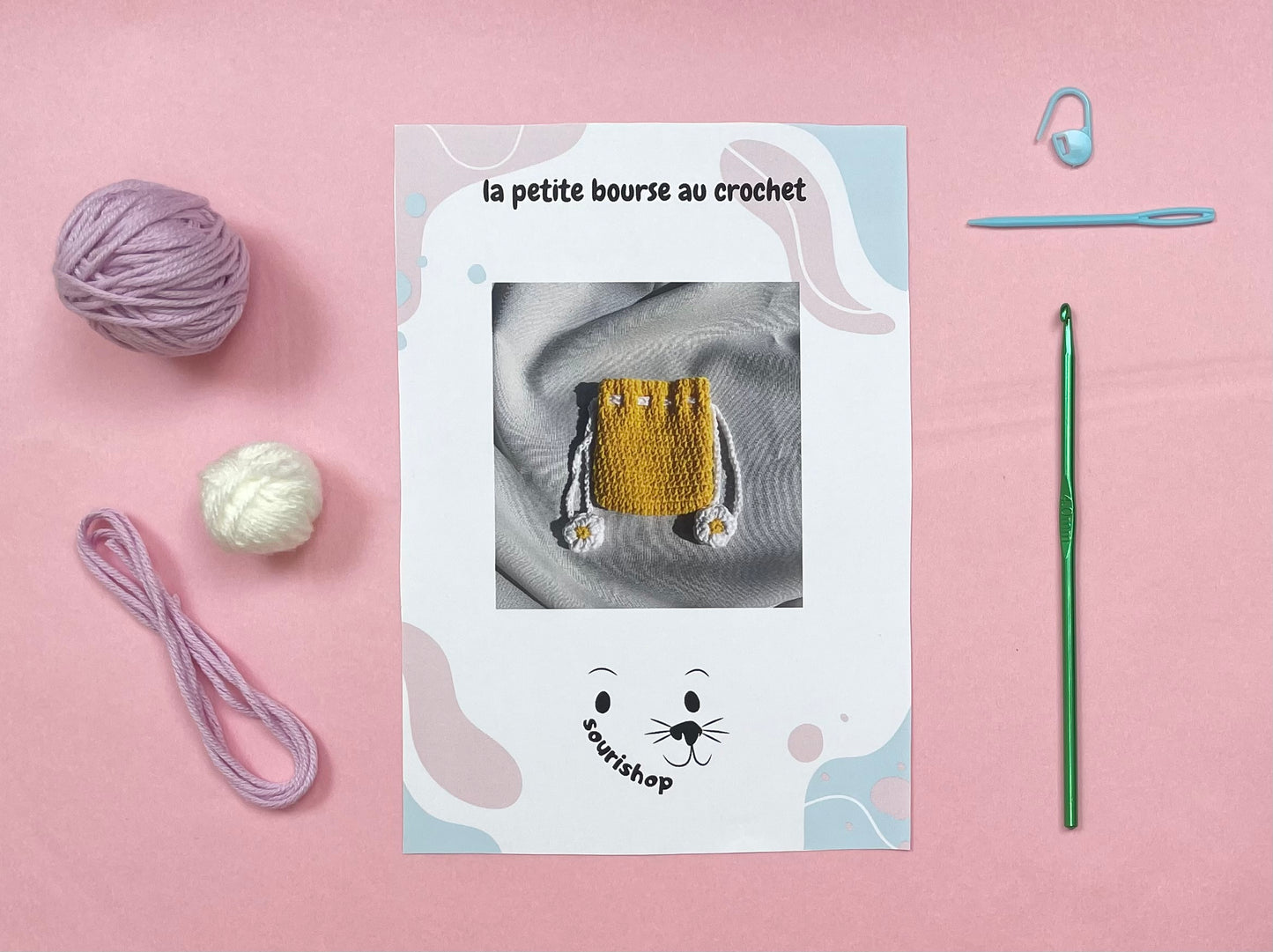 Kit crochet pochette