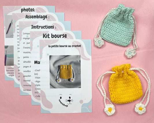 Kit crochet pochette