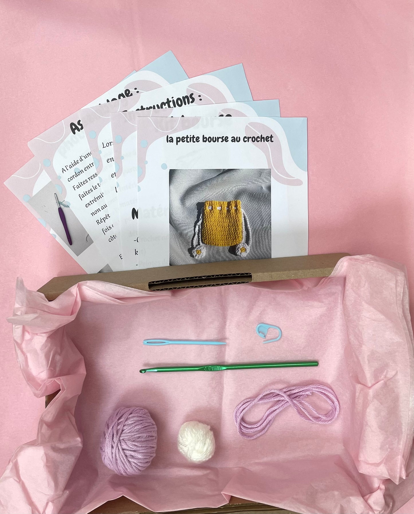 Kit crochet pochette